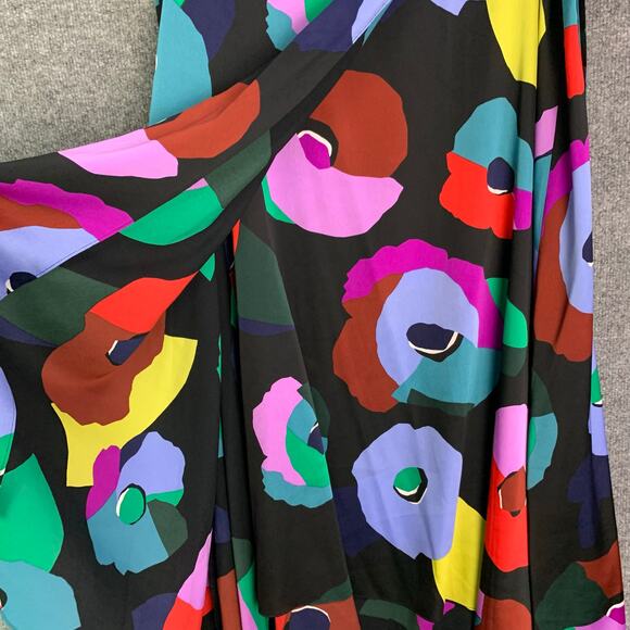 Kate Spade Floral Collage Wrap Skirt Long - Size 16 Multicolor - Picture 3 of 9